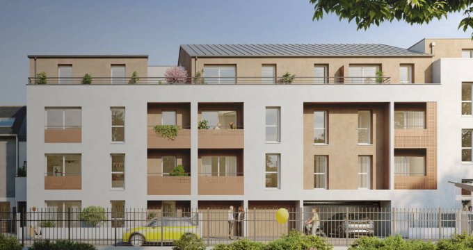 Achat / Vente appartement neuf Carquefou à 5 min à pied du coeur de bourg (44470) - Réf. 8528