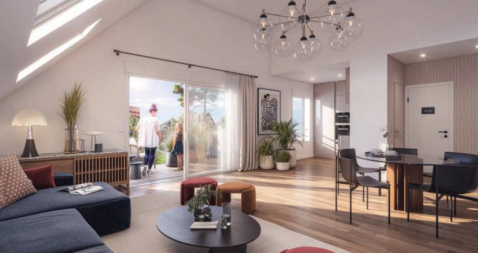 Achat / Vente appartement neuf La Baule-Escoublac à 7 min à vélo de la plage de La Baule (44500) - Réf. 9576