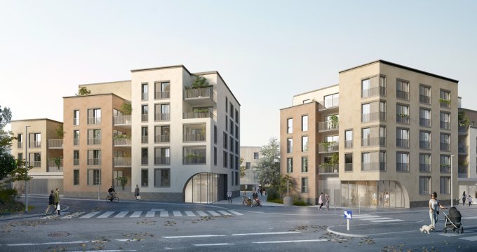 Achat / Vente appartement neuf Nantes quartier Saint-Jacques proche parc de la Crapaudine (44000) - Réf. 9559