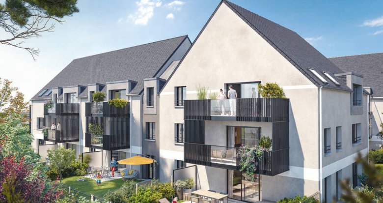 Achat / Vente appartement neuf La Baule-Escoublac à 7 min à vélo de la plage de La Baule (44500) - Réf. 9576