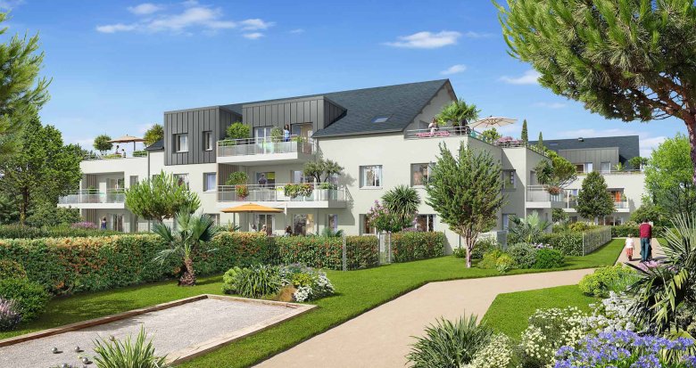 Achat / Vente appartement neuf La Baule-Escoublac quartier résidentiel proche des plages (44500) - Réf. 10726