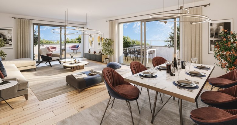 Achat / Vente appartement neuf Nantes quartier prisé avec vue sur l’île de Versailles (44000) - Réf. 9557