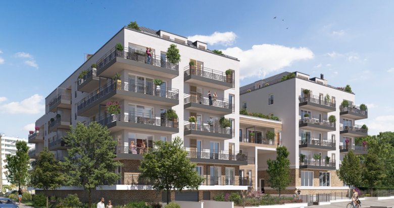 Achat / Vente appartement neuf Saint-Herblain à 400m du tramway 3 (44800) - Réf. 9565