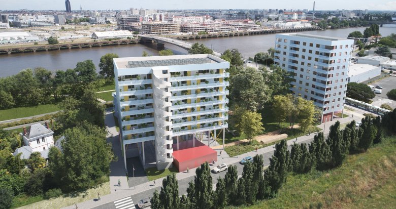 Achat / Vente appartement neuf Rezé face à la Loire au pied de l'Ile de Nantes (44400) - Réf. 11149